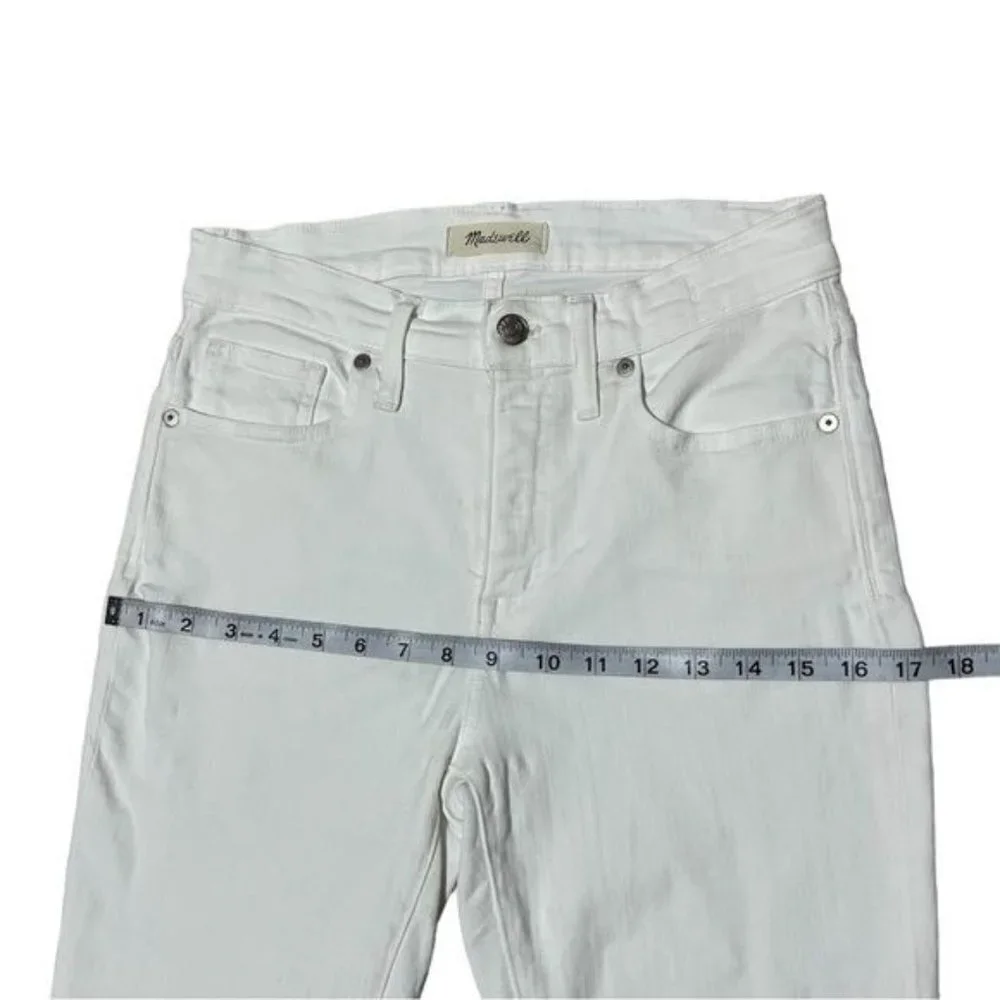 Madewell‎ White High Rise Skinny Jeans Size 28